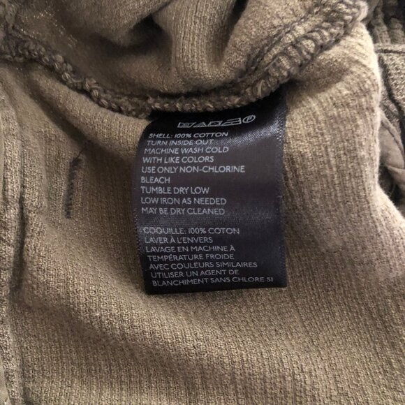 Cotton Cropped Olive Khaki Pants - Picture 10 of 10